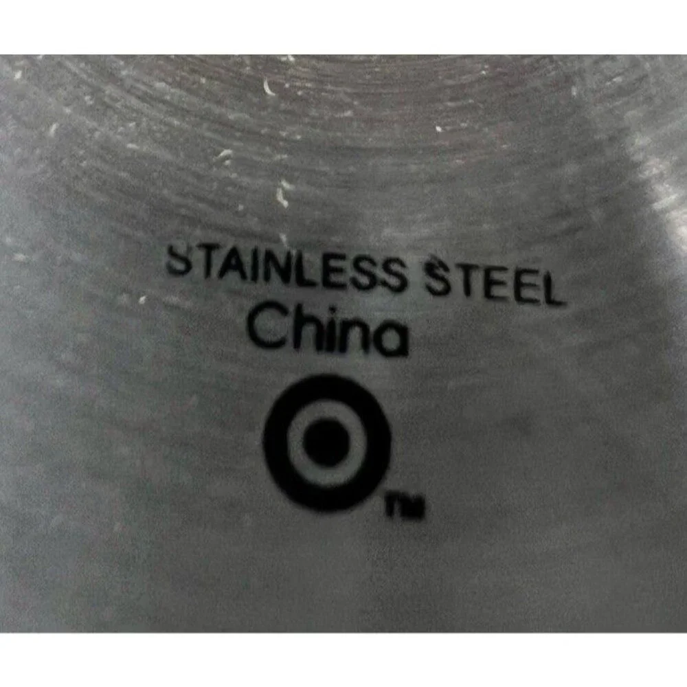 2 Martini Glasses Stainless Steel target mcm black pattern space retro classic